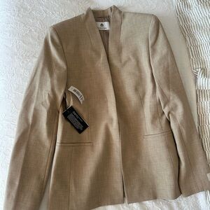 NWT Babaton Commerce Blazer in Heather Oat Beige size 4